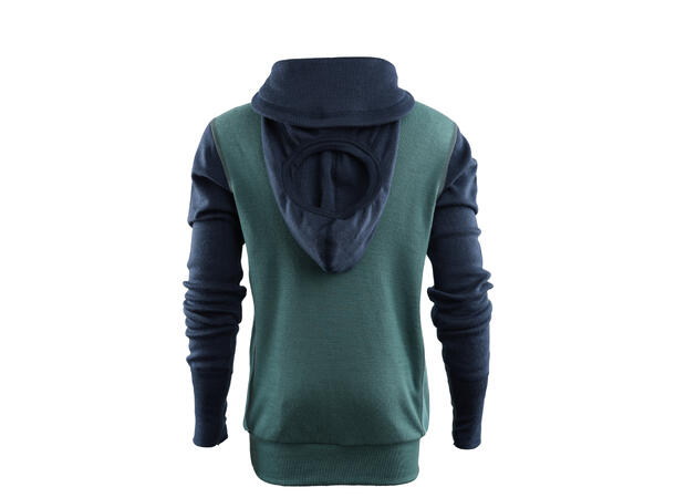 WarmWool hoodsweater Jr NorthAtlantic/NavyBlazer/ReefWaters 140