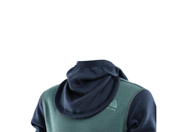 WarmWool hoodsweater Jr NorthAtlantic/NavyBlazer/ReefWaters 140