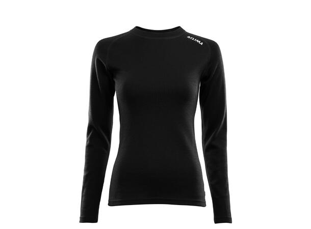 WarmWool crewneck W's Jet Black L