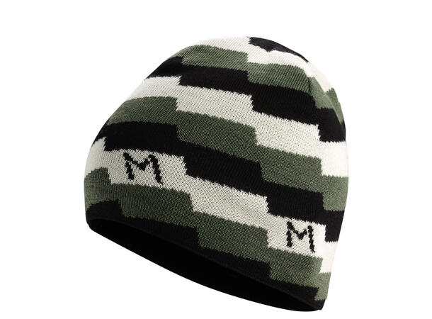 Lars Monsen beanie Jet Black/ Nature/Olive Night 