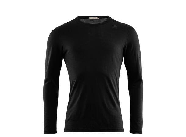 LightWool 140 undershirt long sleeve M's Jet Black L 
