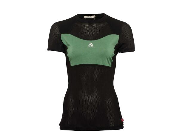 WoolNet Light T-shirt W's Jet Black/ Dark Ivy M 