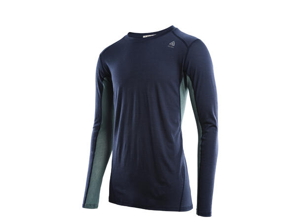 LightWool 140 sportshirt M's Navy Blazer/North Atlantic XL 