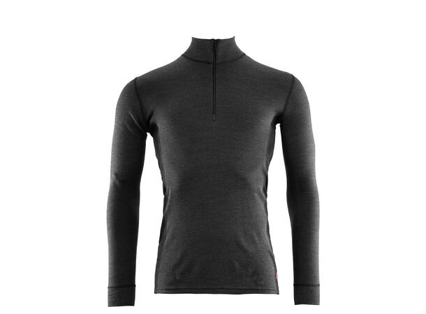 WarmWool mockneck M's Marengo/Jet Black S 