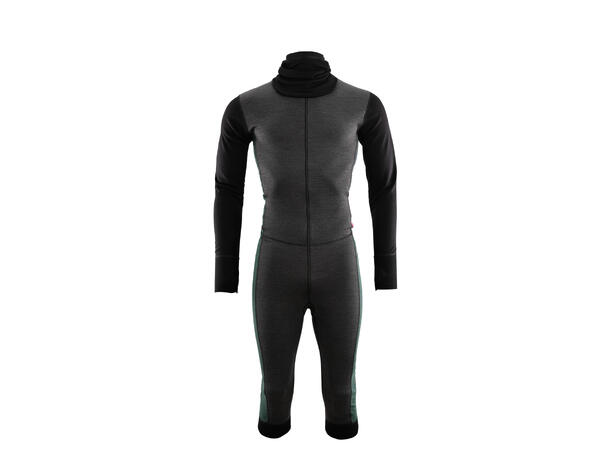 WarmWool overall 3/4 M's Marengo/Jet Black/Green Gables S 