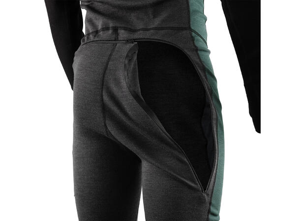 WarmWool overall 3/4 M's Marengo/Jet Black/Green Gables S 