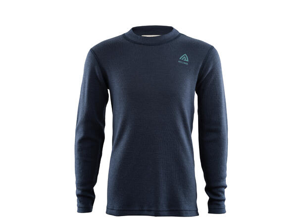 WarmWool crewneck Jr Navy Blazer/North Atlantic 140 