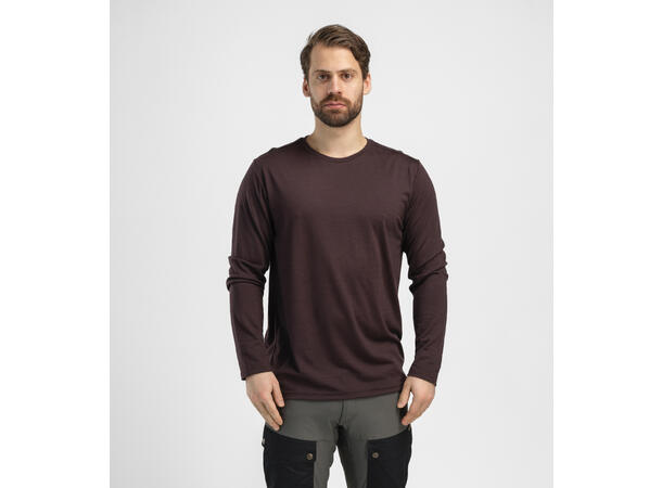 LightWool 180 Crewneck M's Chocolate Plum L