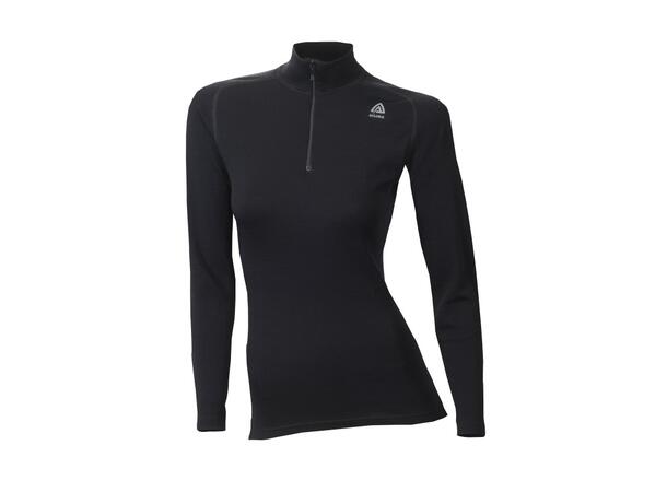 WarmWool mockneck W's Jet Black L - Aclima