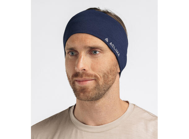 LightWool 140 headband Navy Blazer L 