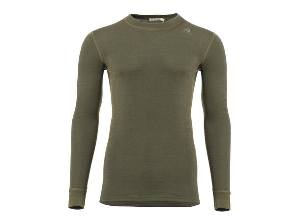 WarmWool crewneck M's Olive Night 2XL