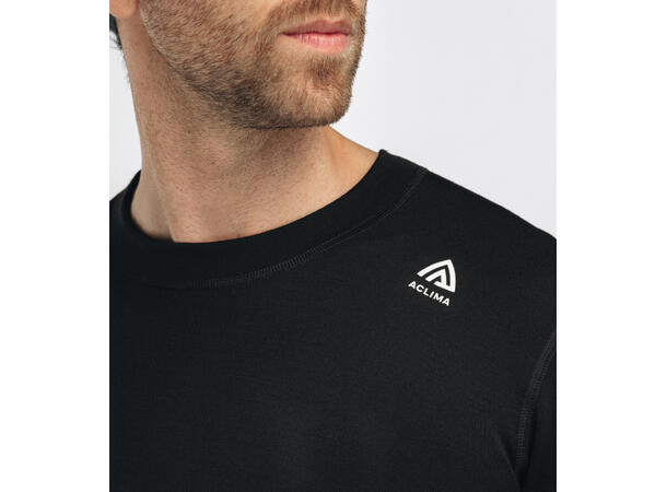 WarmWool crewneck M's Jet Black 3XL 