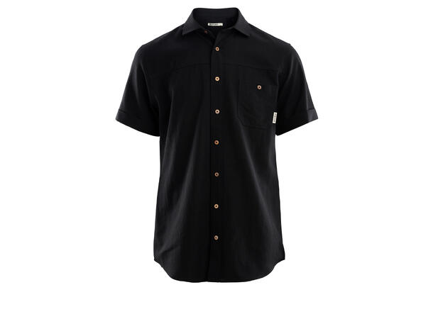 LeisureWool short sleeve shirt M's Navy Blazer M 