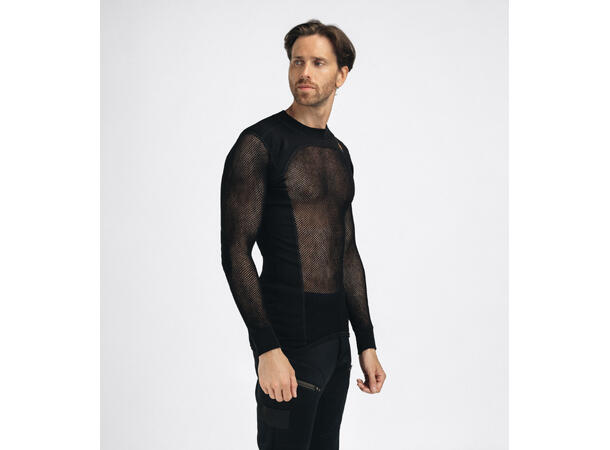 WoolNet Original crewneck M's Jet Black XL 