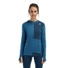 WarmWool Hoodsweater w/zip W's Blue Fusion/Midnight Navy