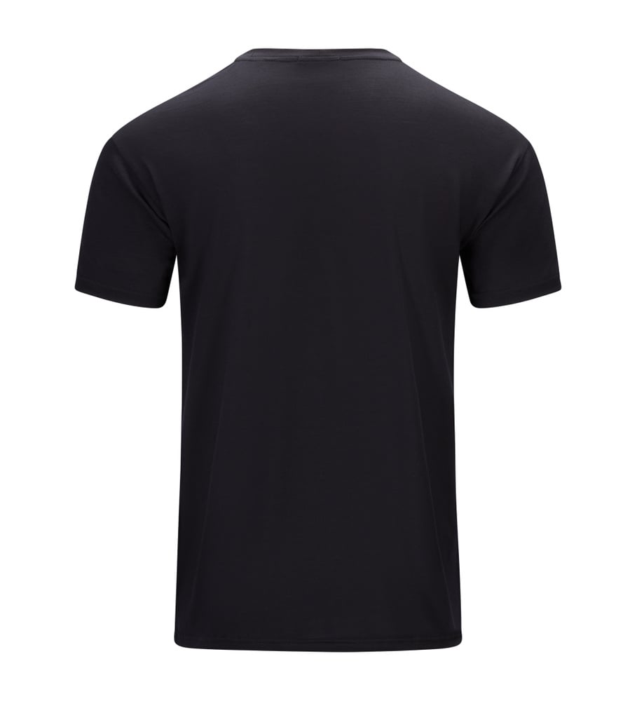 LightWool 140 classic tee M's Jet Black, view: 4