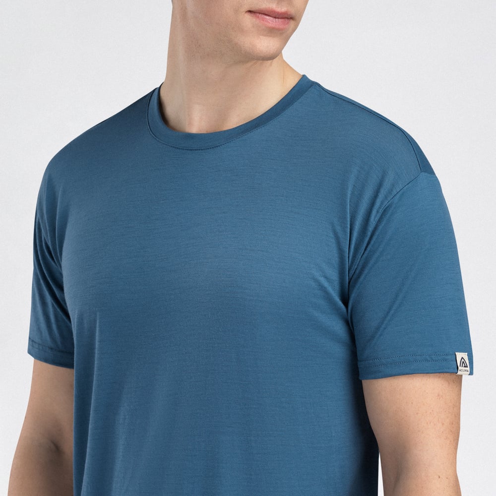 LightWool 140 classic tee M's Blue Fusion, view: 2