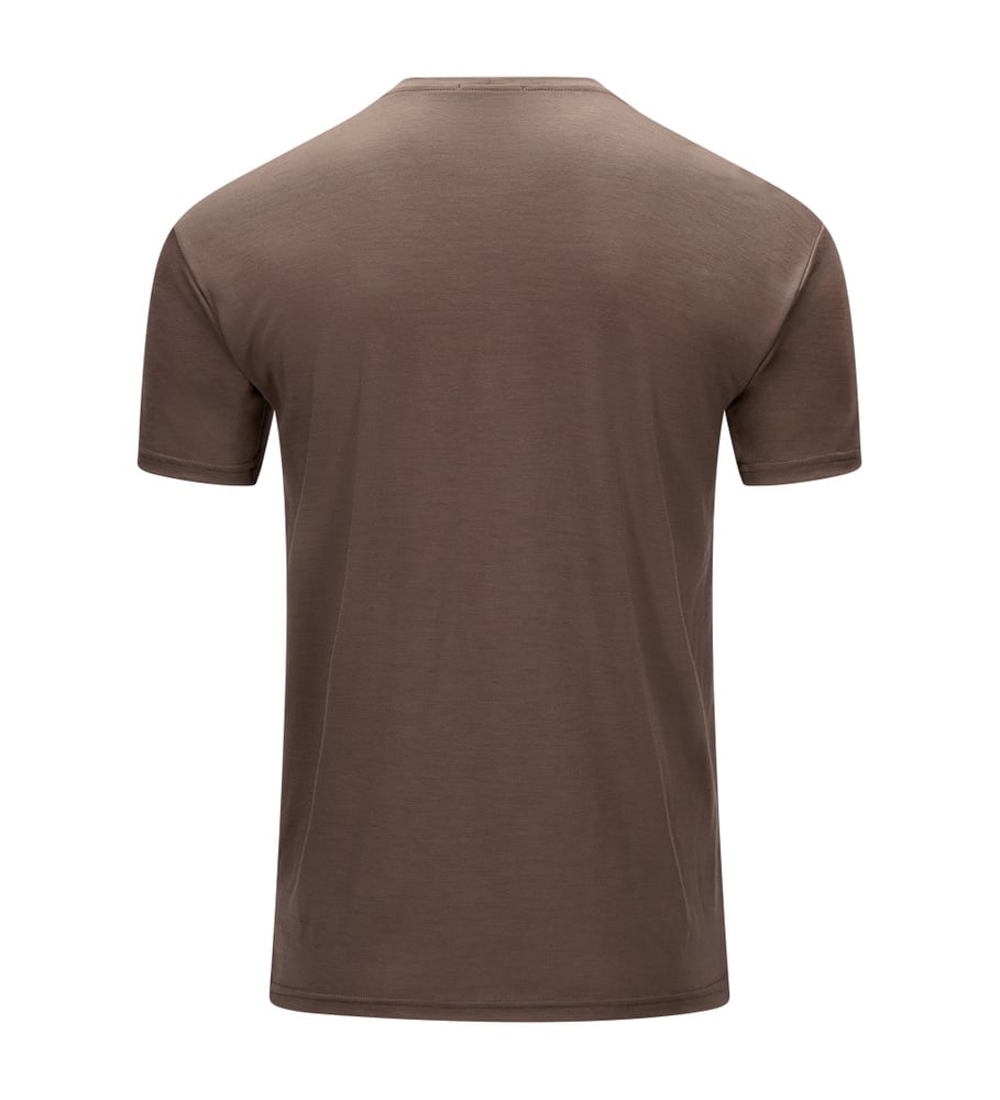 LightWool 140 classic tee M's Dark Earth, view: 4