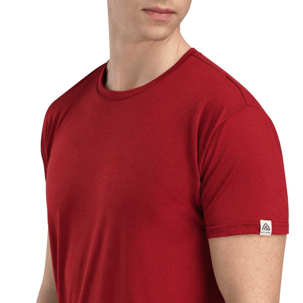 LightWool 140 Classic Tee M's Red Dahlia, view: 2
