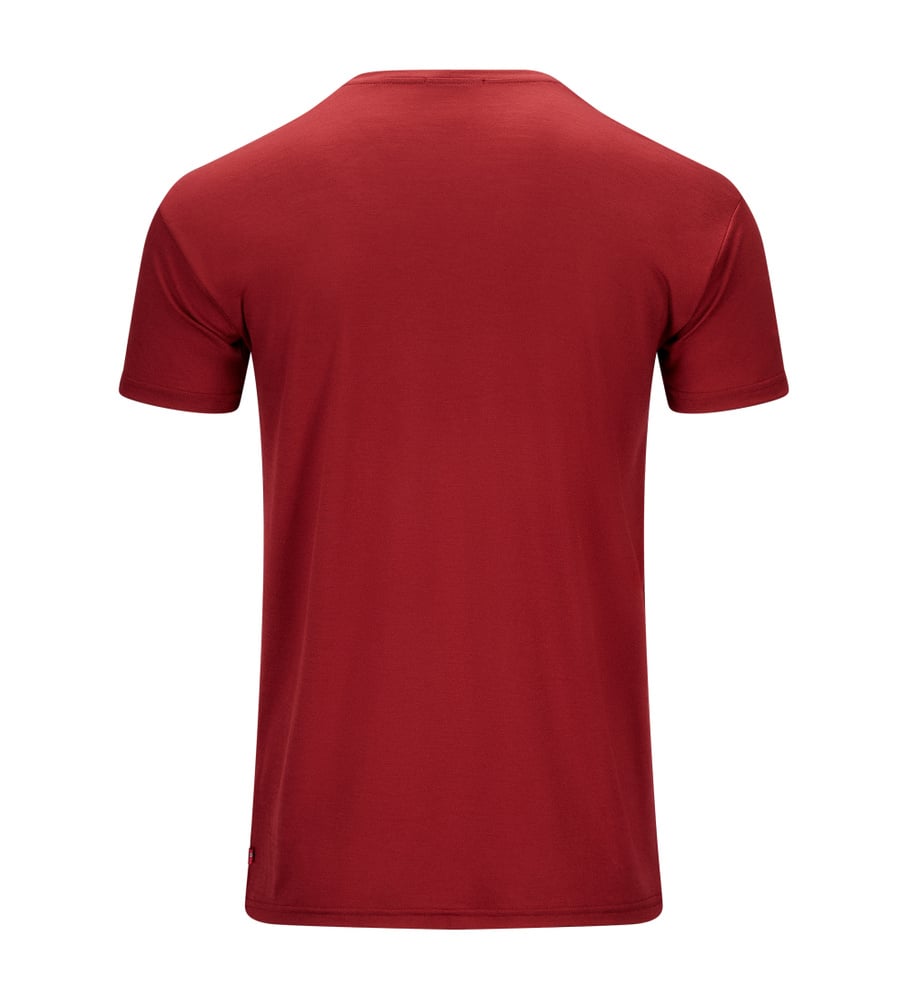 LightWool 140 classic tee M's Red Dahlia, view: 4
