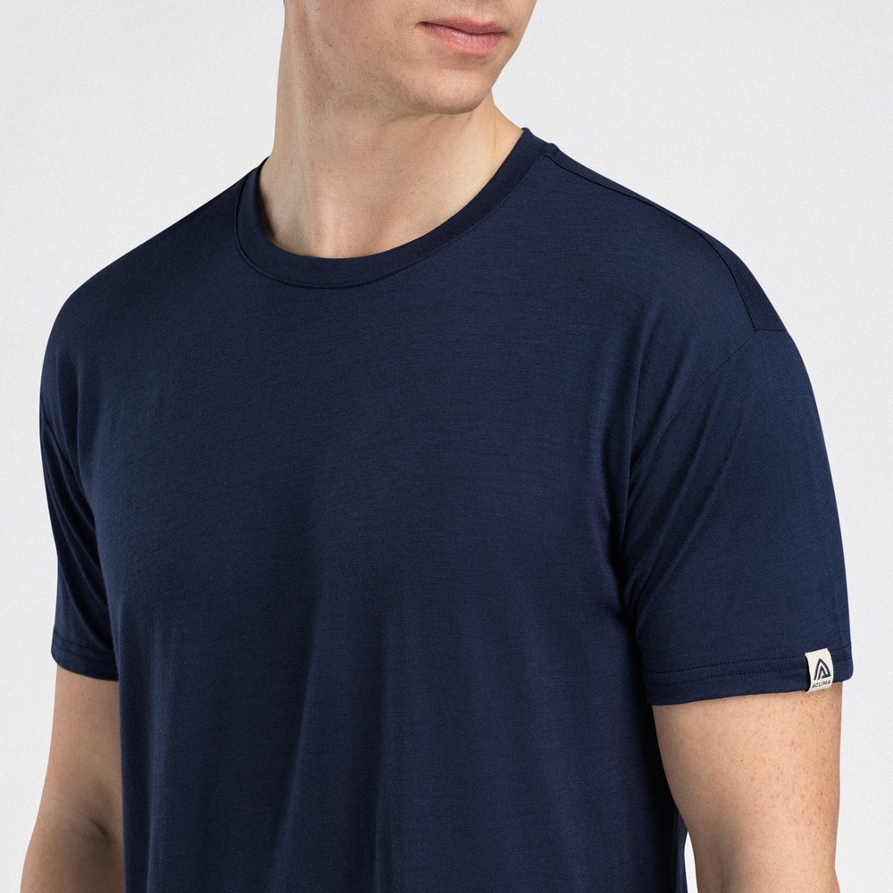 LightWool 140 classic tee M's Navy Blazer, view: 2