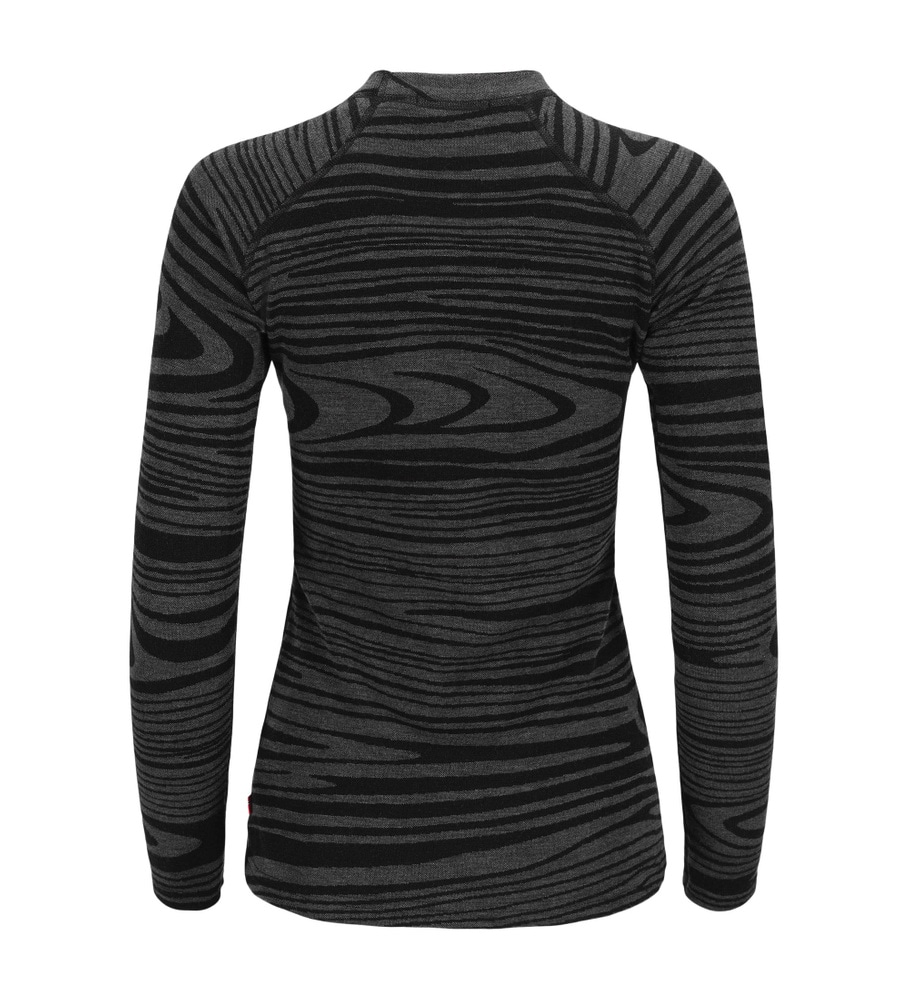 WarmWool Motion Crewneck W's Black Motion, view: 4