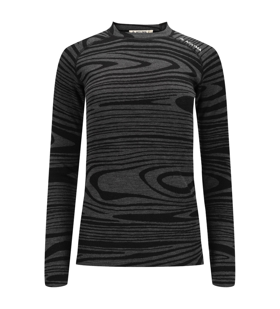 WarmWool Motion Crewneck W's Black Motion, view: 3