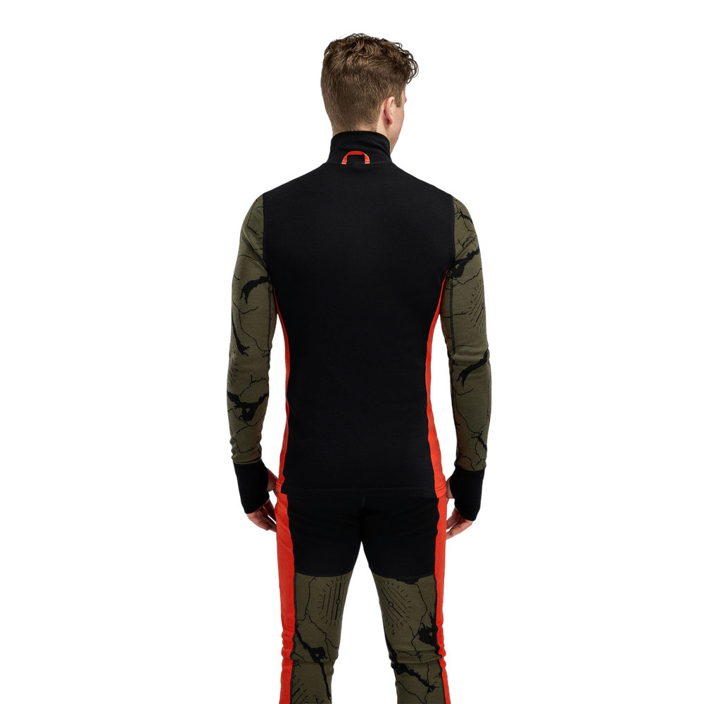 WarmWool Lars Monsen Polo M's Tarmac Femunden, view: 1