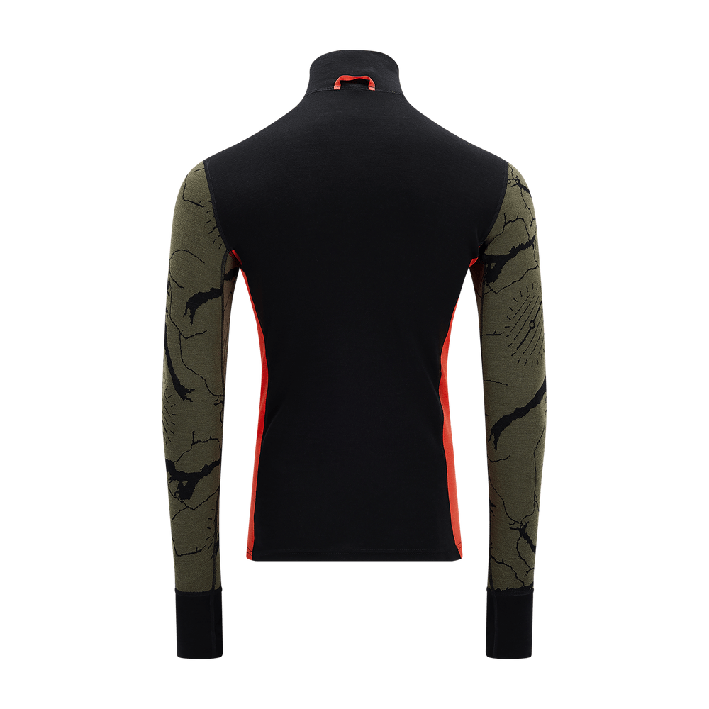 WarmWool Lars Monsen Polo M's Tarmac Femunden, view: 4