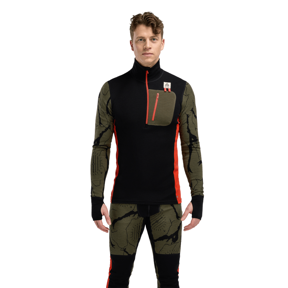 WarmWool Lars Monsen Polo M's Tarmac Femunden, view: 0
