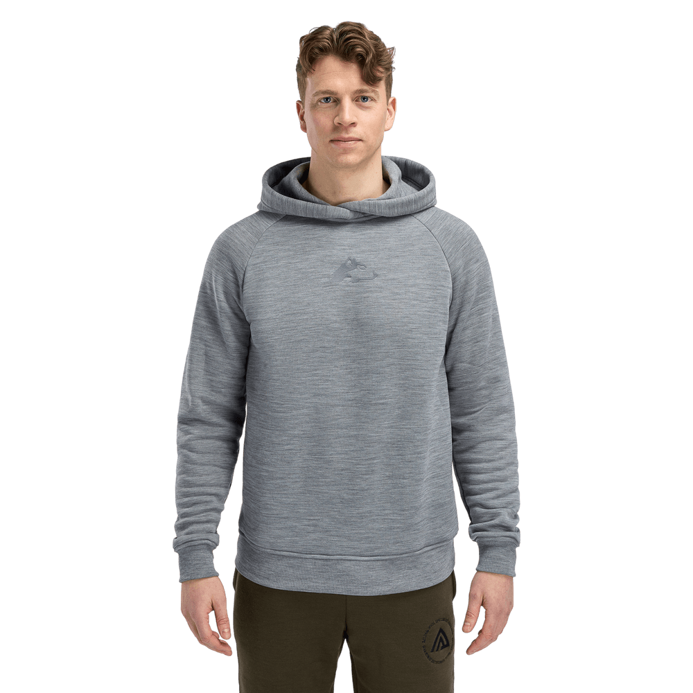 productCard.productImage: FleeceWool Hoodie Finnmarksløpet M's Grey Melange