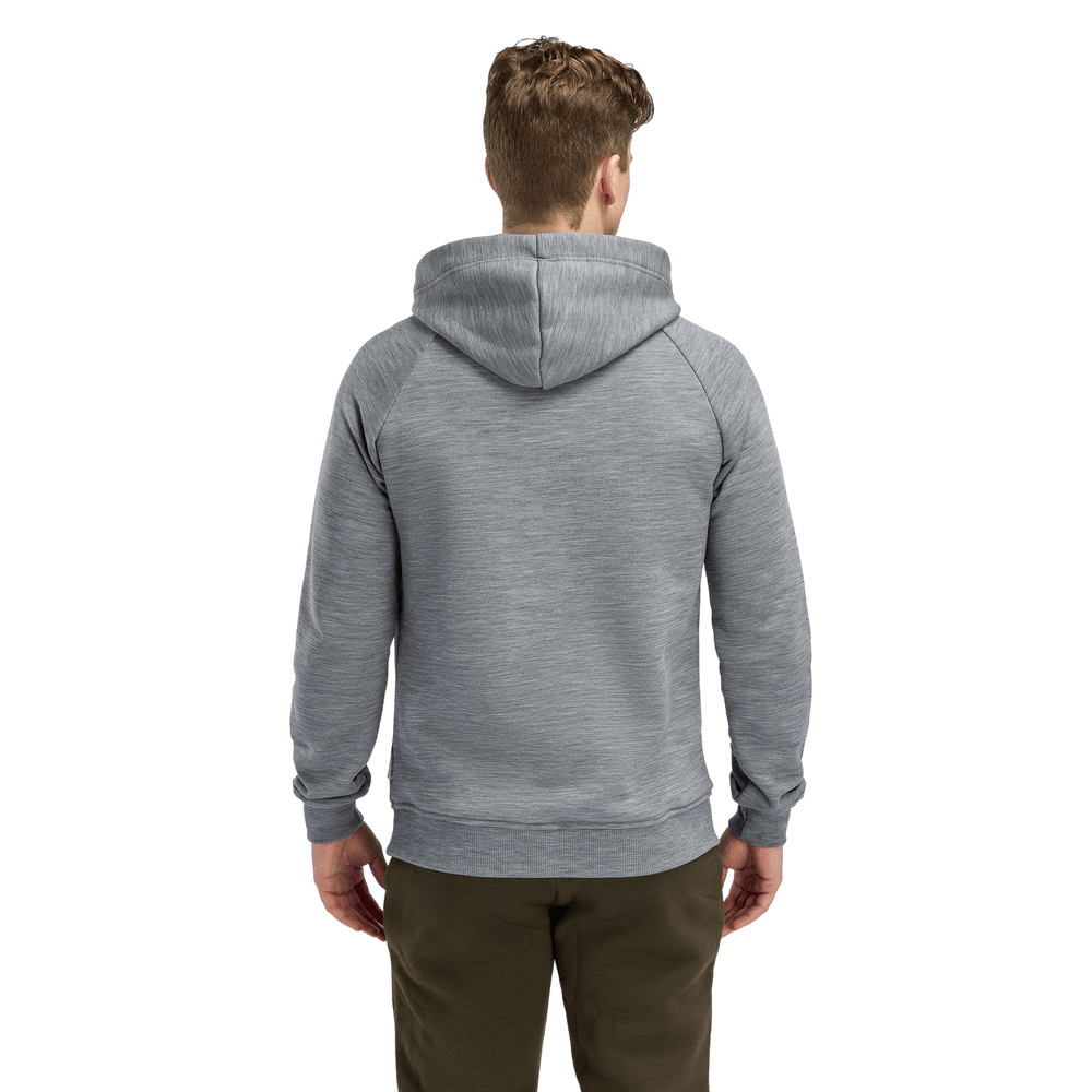 FleeceWool Hoodie Finnmarksløpet M's Grey Melange, view: 1