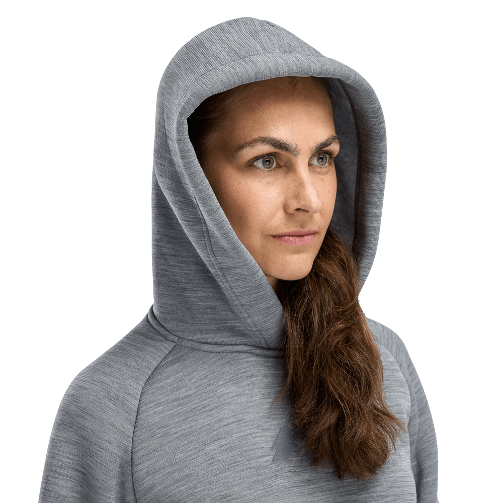 FleeceWool Hoodie Finnmarksløpet W's Grey Melange, view: 4