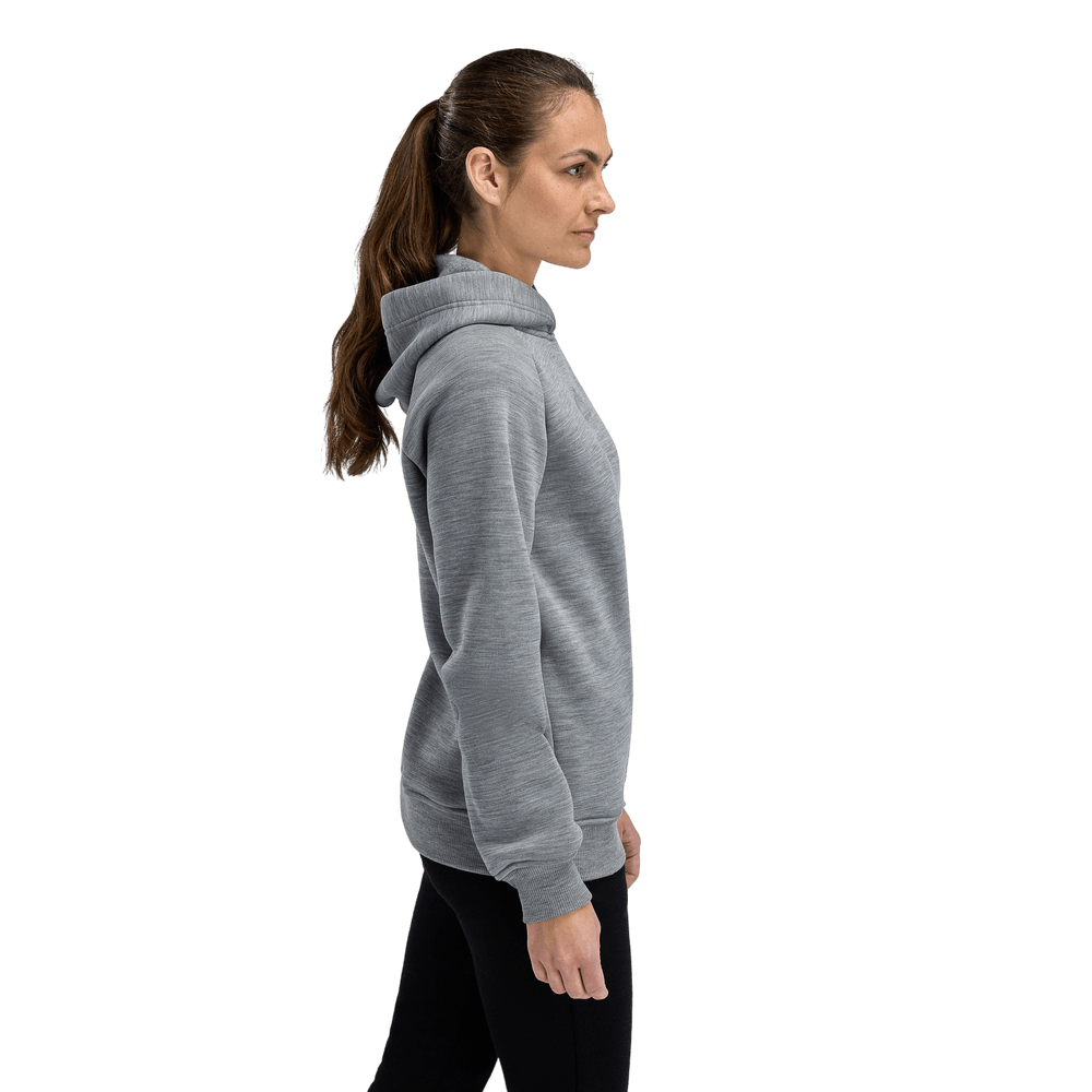 FleeceWool Hoodie Finnmarksløpet W's Grey Melange, view: 2