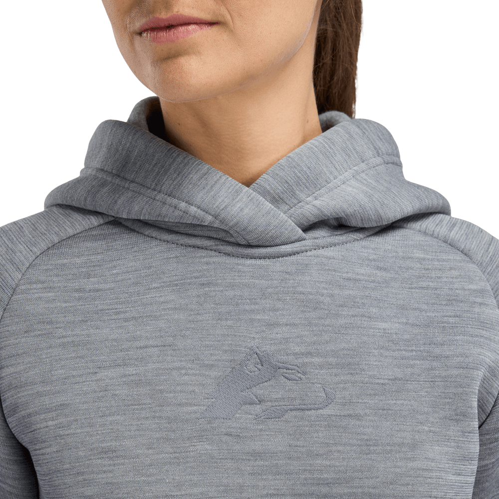 FleeceWool Hoodie Finnmarksløpet W's Grey Melange, view: 3