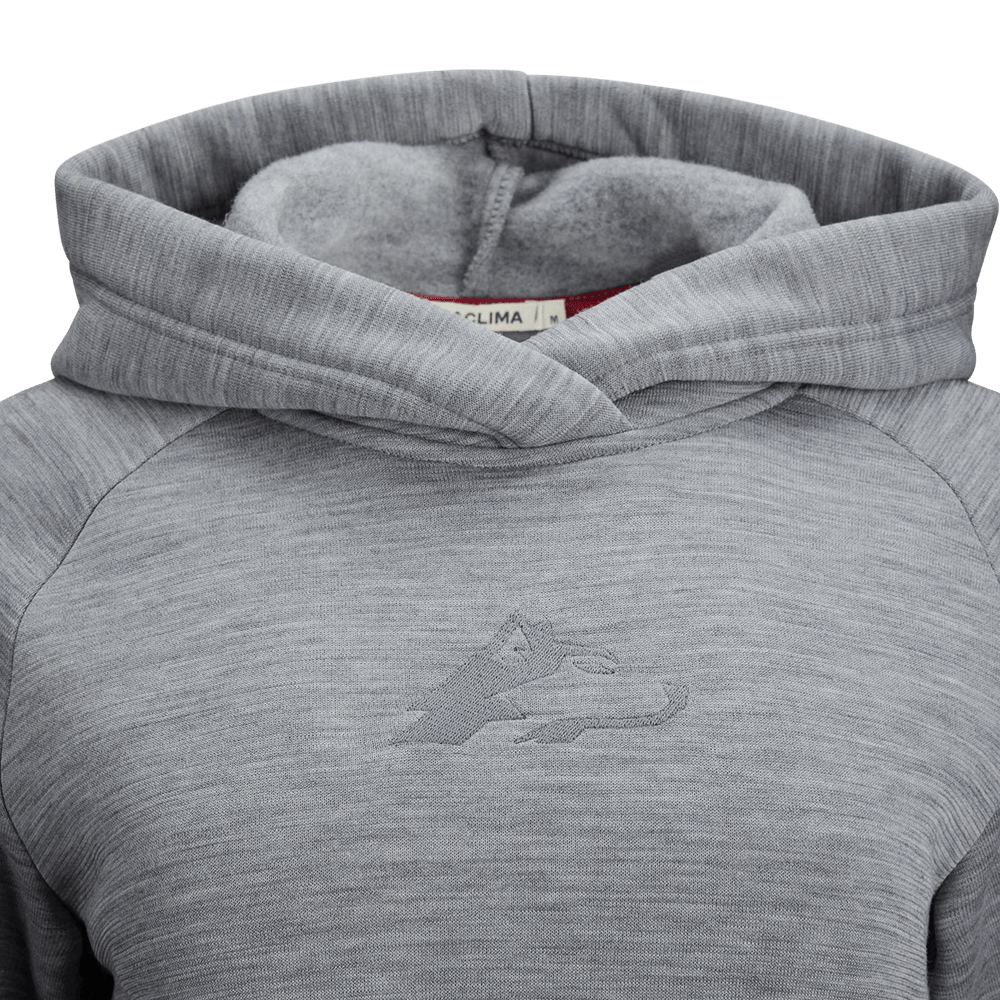 FleeceWool Hoodie Finnmarksløpet W's Grey Melange, view: 2