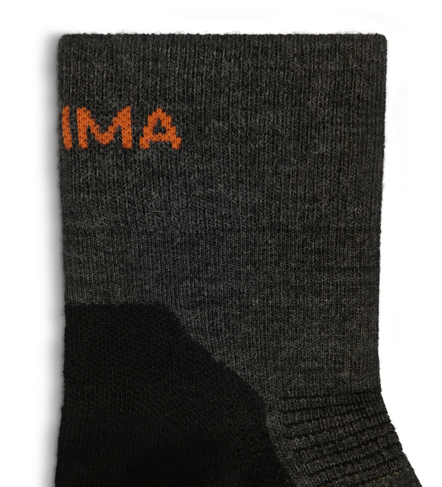 Running Wool Socks 2-pack Grey/Jet Black, view: 1