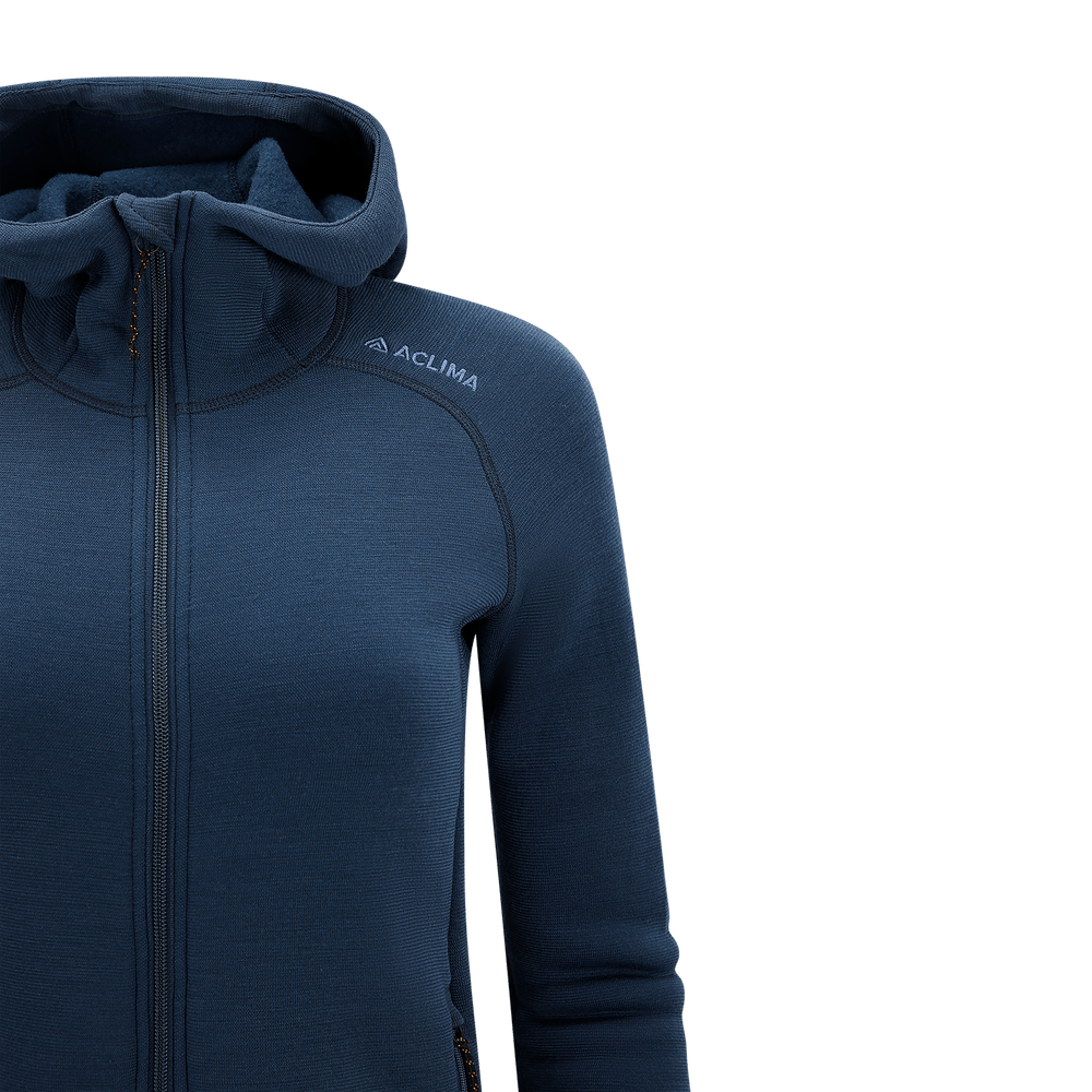 FleeceWool Hooded Jacket W's Midnight Navy, view: 11