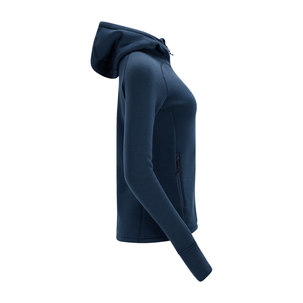 FleeceWool Hooded Jacket W's Midnight Navy, view: 10
