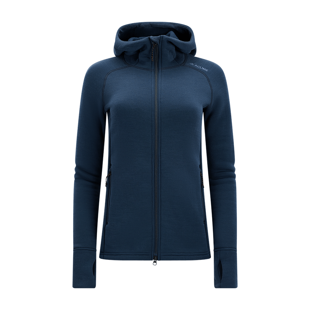 FleeceWool Hooded Jacket W's Midnight Navy, view: 8