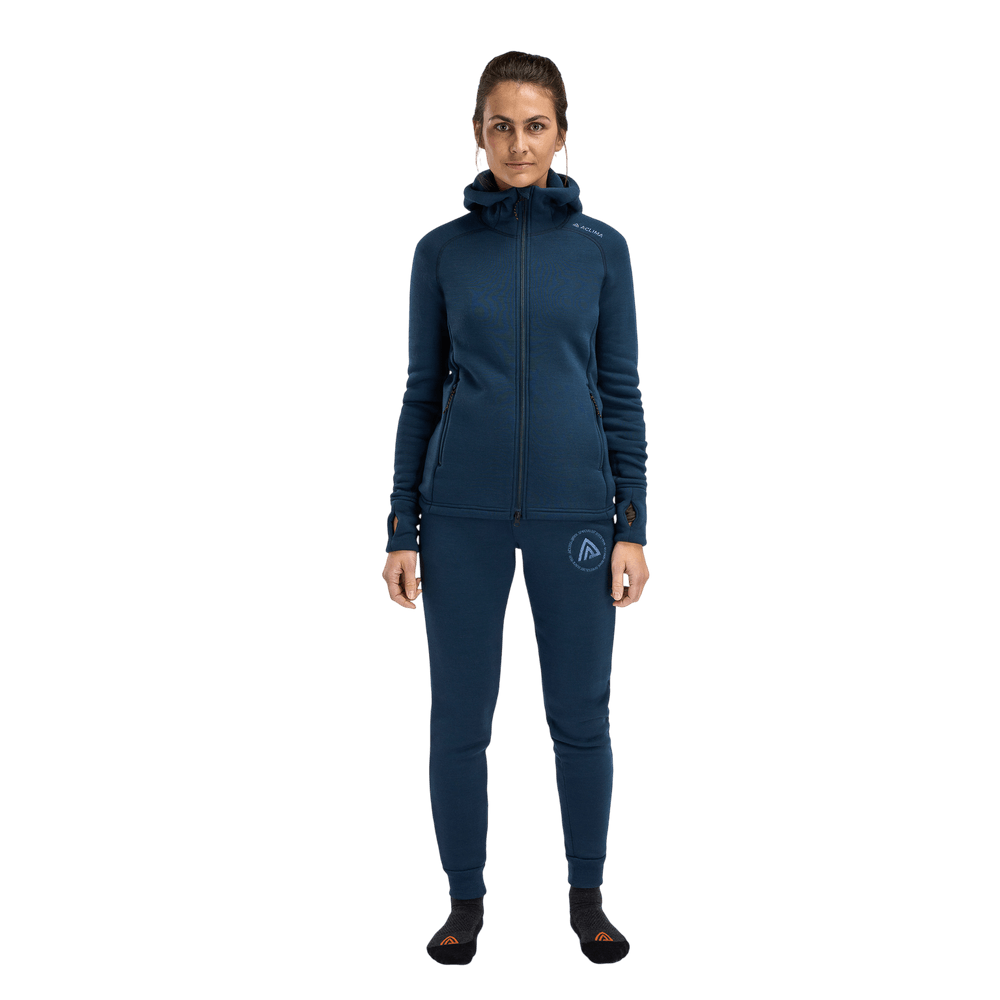 FleeceWool Hooded Jacket W's Midnight Navy, view: 7