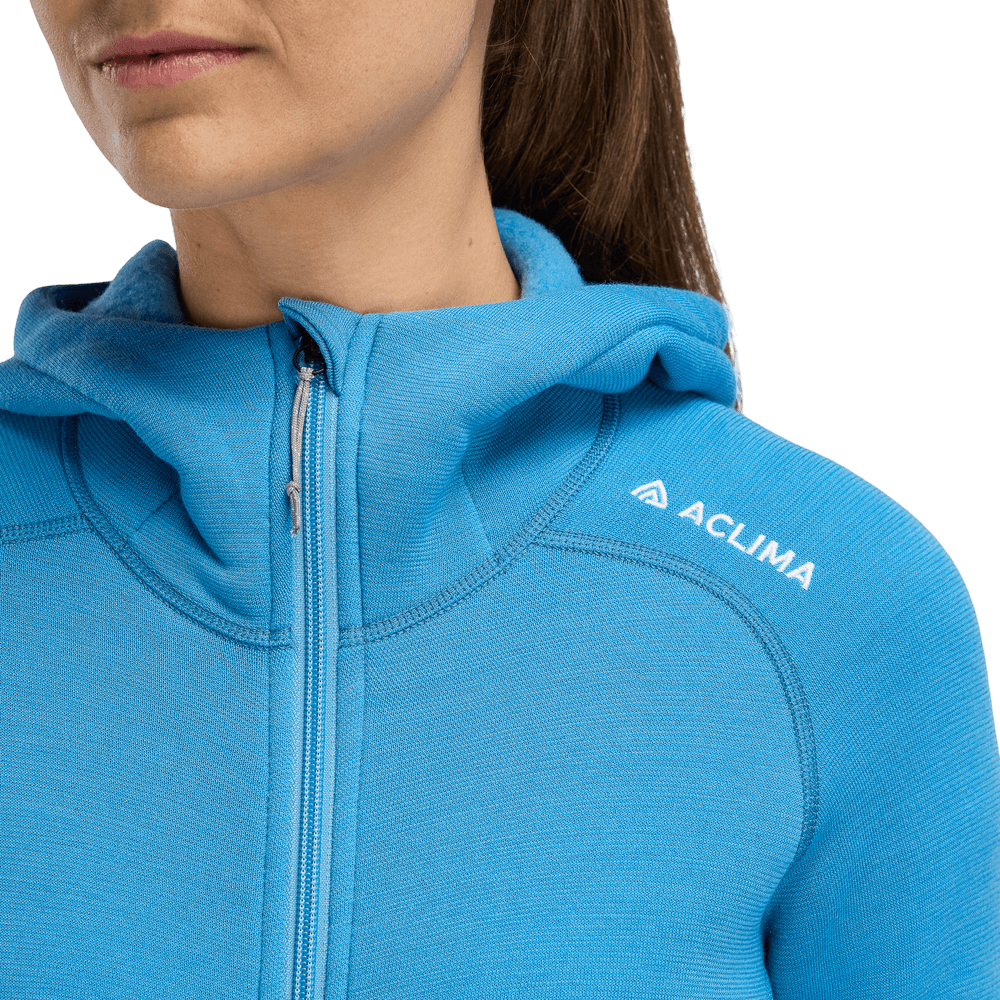 FleeceWool Hooded Jacket W's Niagara, view: 2