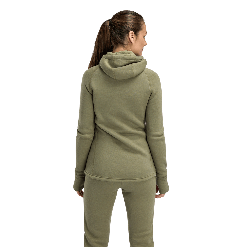 FleeceWool Hooded Jacket W's Aloe, view: 1