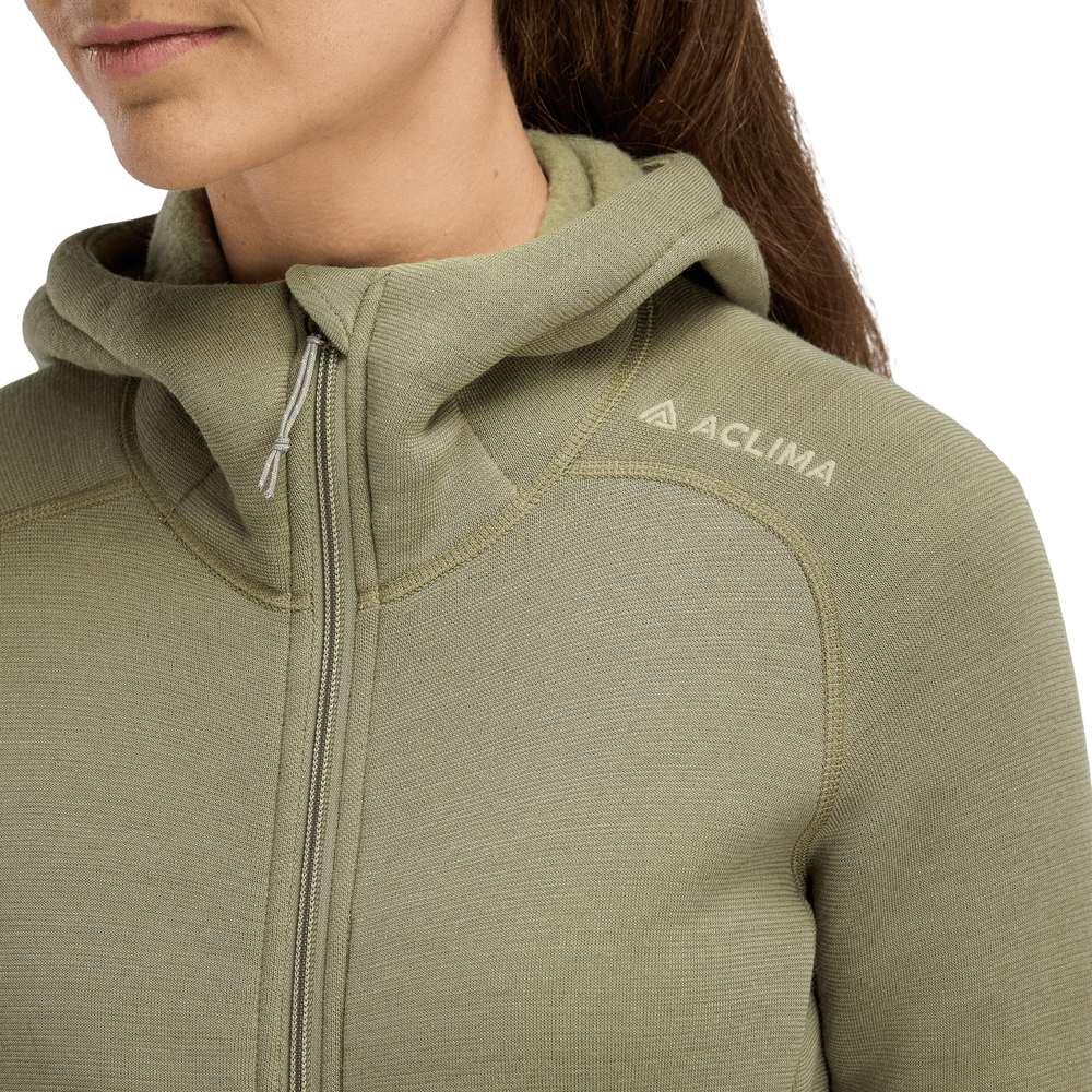 FleeceWool Hooded Jacket W's Aloe, view: 3
