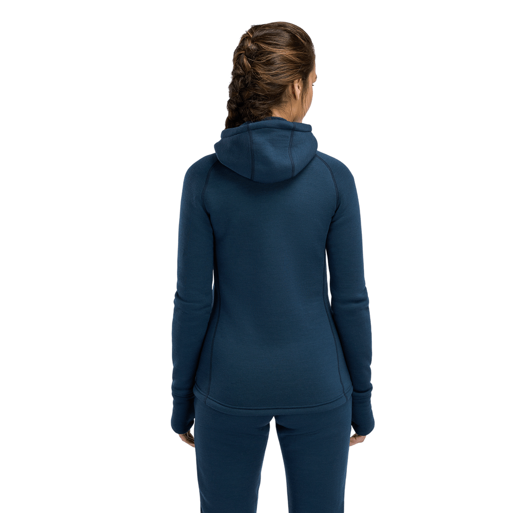 FleeceWool Hooded Jacket W's Midnight Navy, view: 1