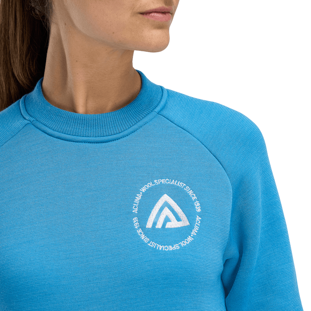 FleeceWool Crewneck W's Blue Fusion, view: 3