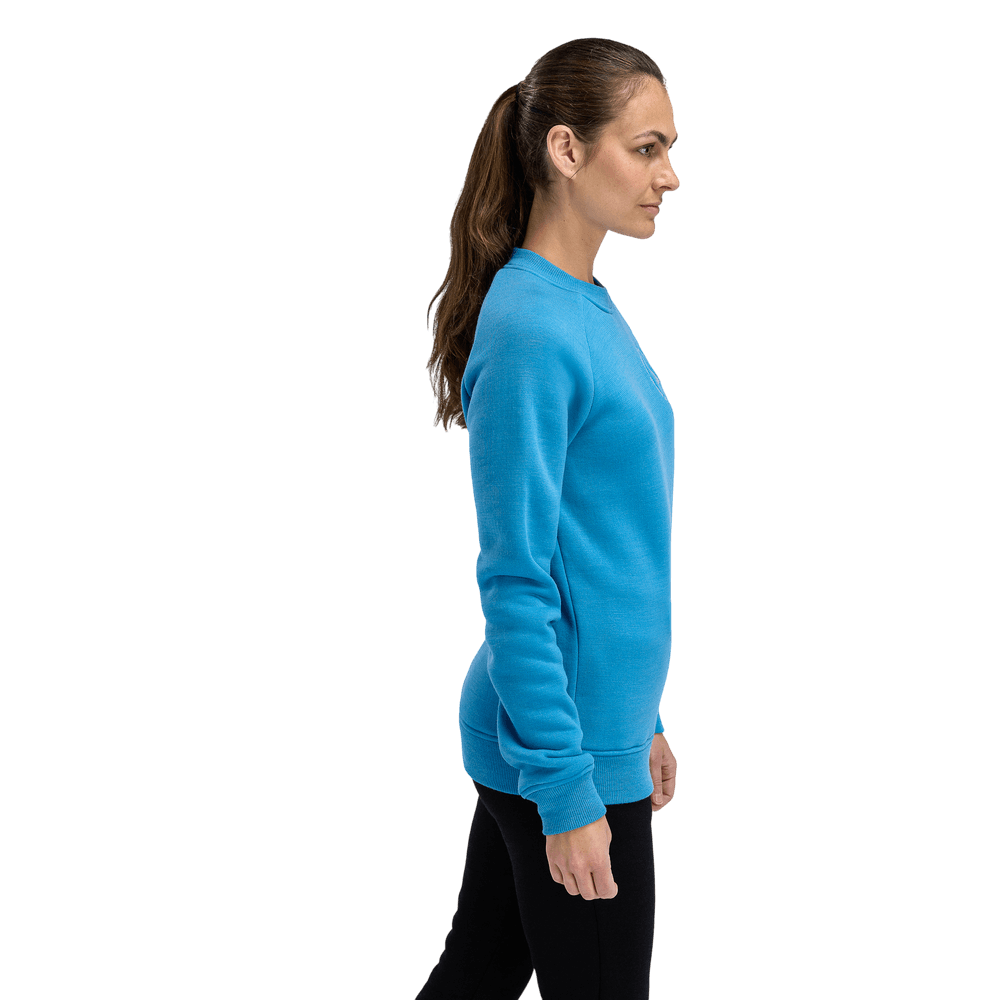FleeceWool Crewneck W's Blue Fusion, view: 2