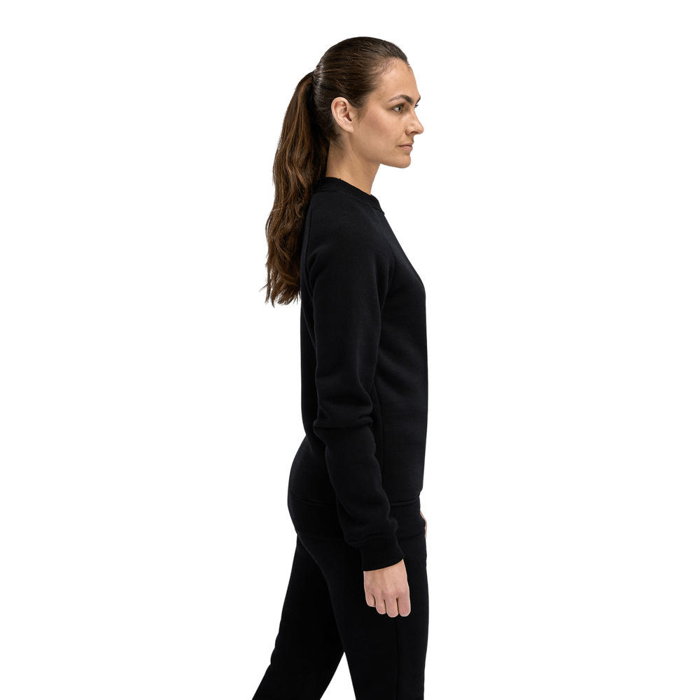 FleeceWool Crewneck W's Jet Black, view: 2