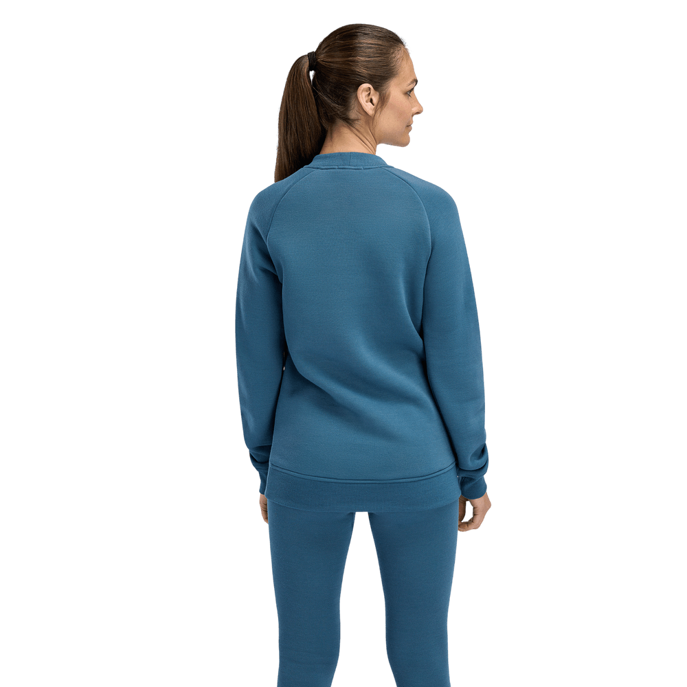 FleeceWool Crewneck W's Blue Fusion, view: 1