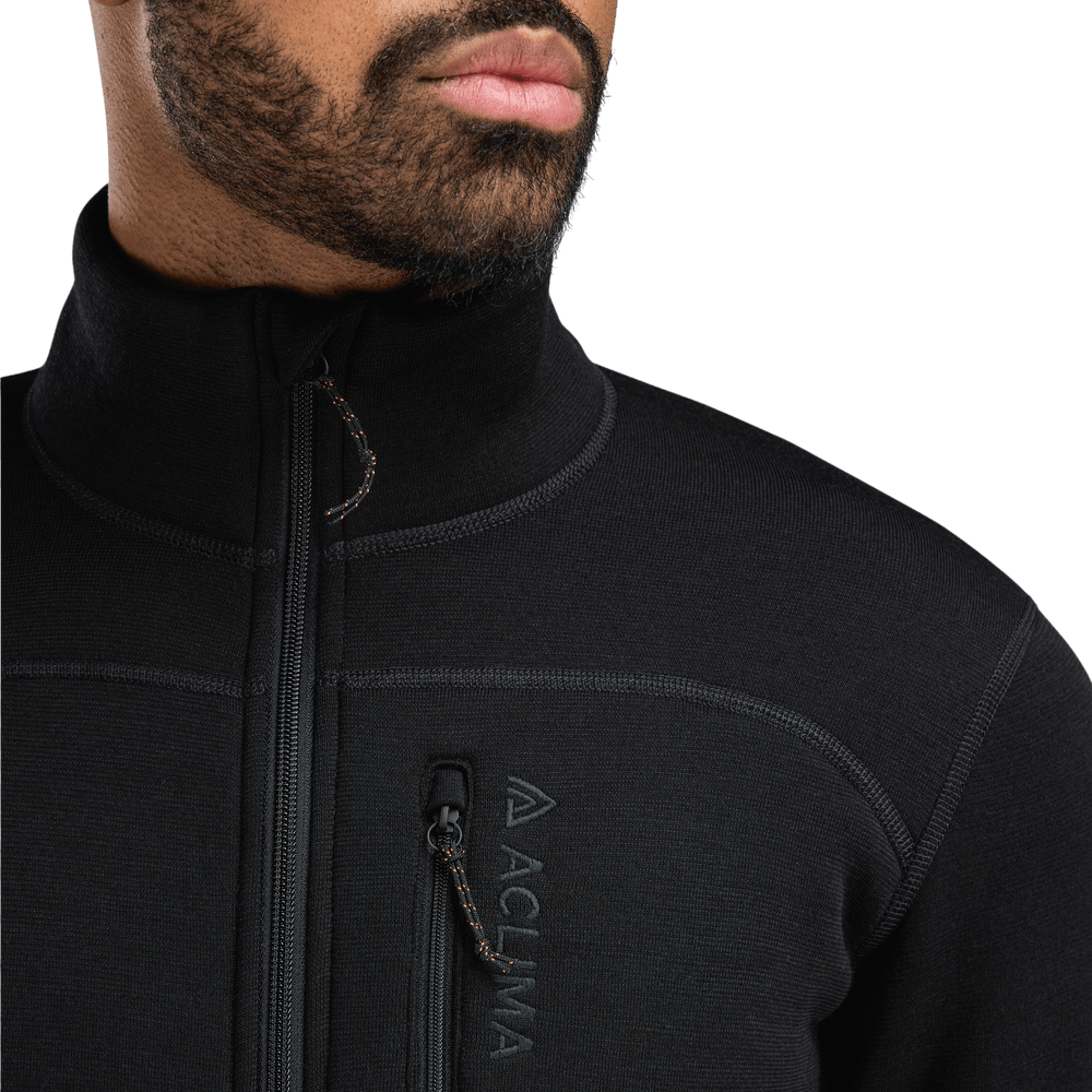 FleeceWool Jacket M's Jet Black, view: 2